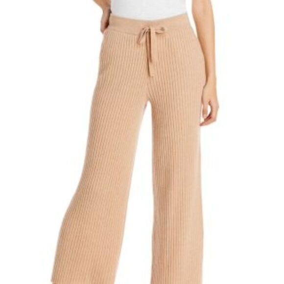 C by Bloomingdale's Ribbed Wide Leg Pants Black XXL NWT (Note) - Picture 2 of 3